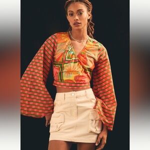 FARM Rio Vibrant Floral Blouse